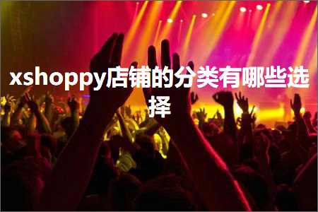 跨境电商知识:xshoppy店铺的分类有哪些选择